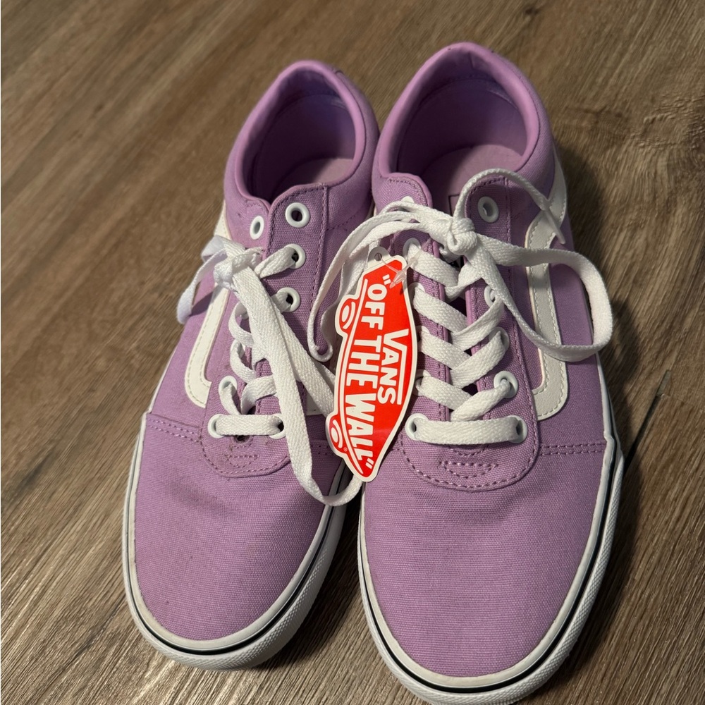 Vans Purple Canvas Sneakers